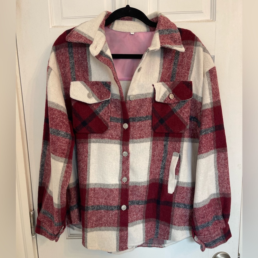 Medium Plaid Shacket - image 1